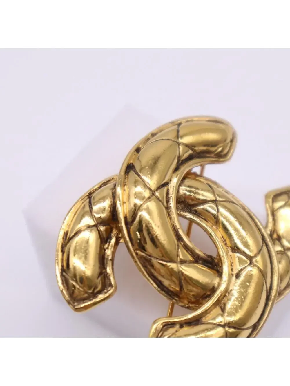 Chanel Cc Logo Brooch Metal #357836C77B